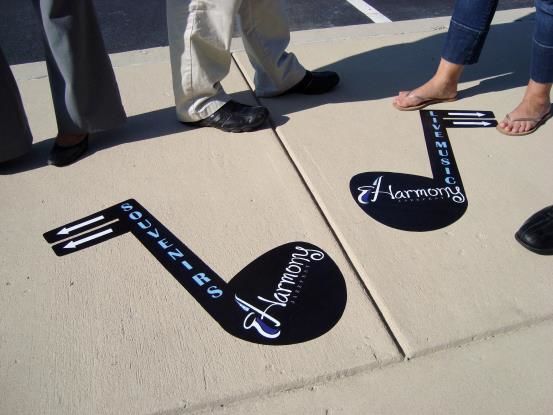 Custom Floor Graphics for Event